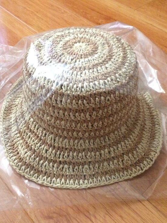 EUGENIA KIM BUCKET HAT Natural Patterned Crochet Packable Summer Resort main image 6